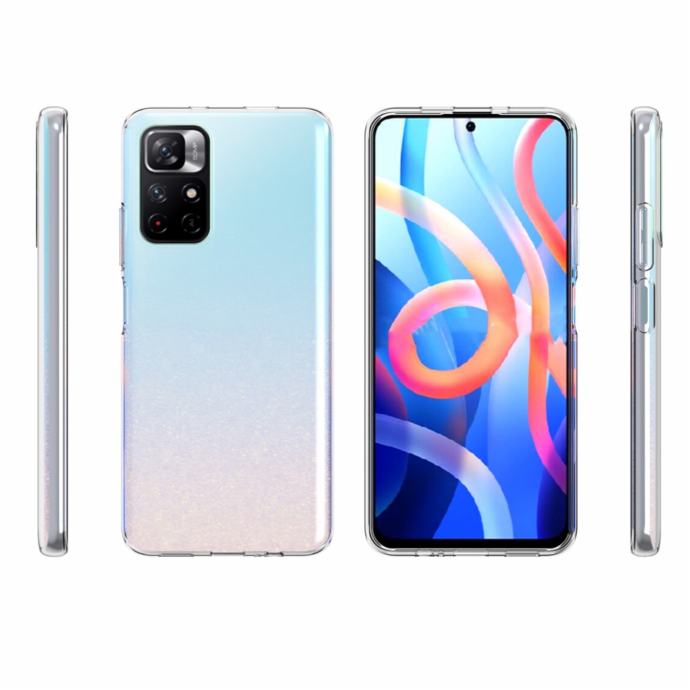 10Pcs/Pack Inner Watermark-Free Clear Mobile Case Soft TPU Phone Shell for Xiaomi Redmi Note 11 / Poco M4 Pro 5G-9