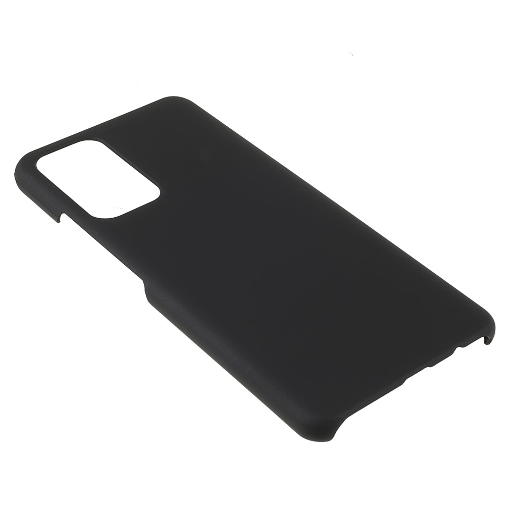 Shock Absorbing Rubberized Hard PC Glossy Surface Back Cover for Xiaomi Redmi Note 11 / Poco M4 Pro 5G - Black-4