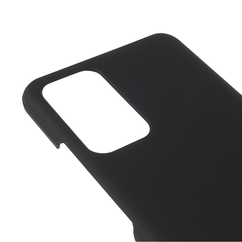 Shock Absorbing Rubberized Hard PC Glossy Surface Back Cover for Xiaomi Redmi Note 11 / Poco M4 Pro 5G - Black-5