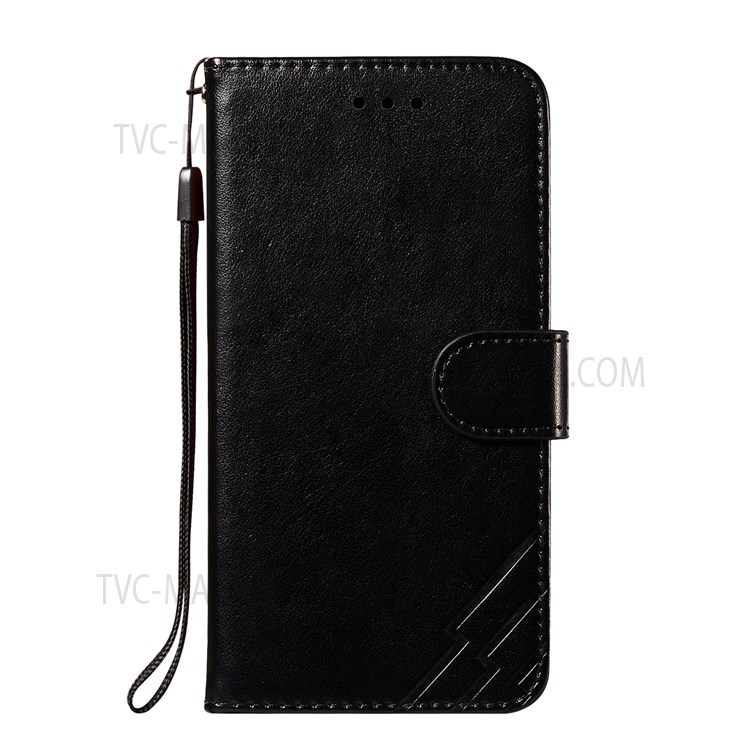 Imprinted Three Stripes Pattern Phone Case Dual-sided Magnetic Clasp Stand PU Leather and TPU Wallet Cover for Xiaomi Redmi Note 11 Pro/Note 11 Pro+ - Black-2