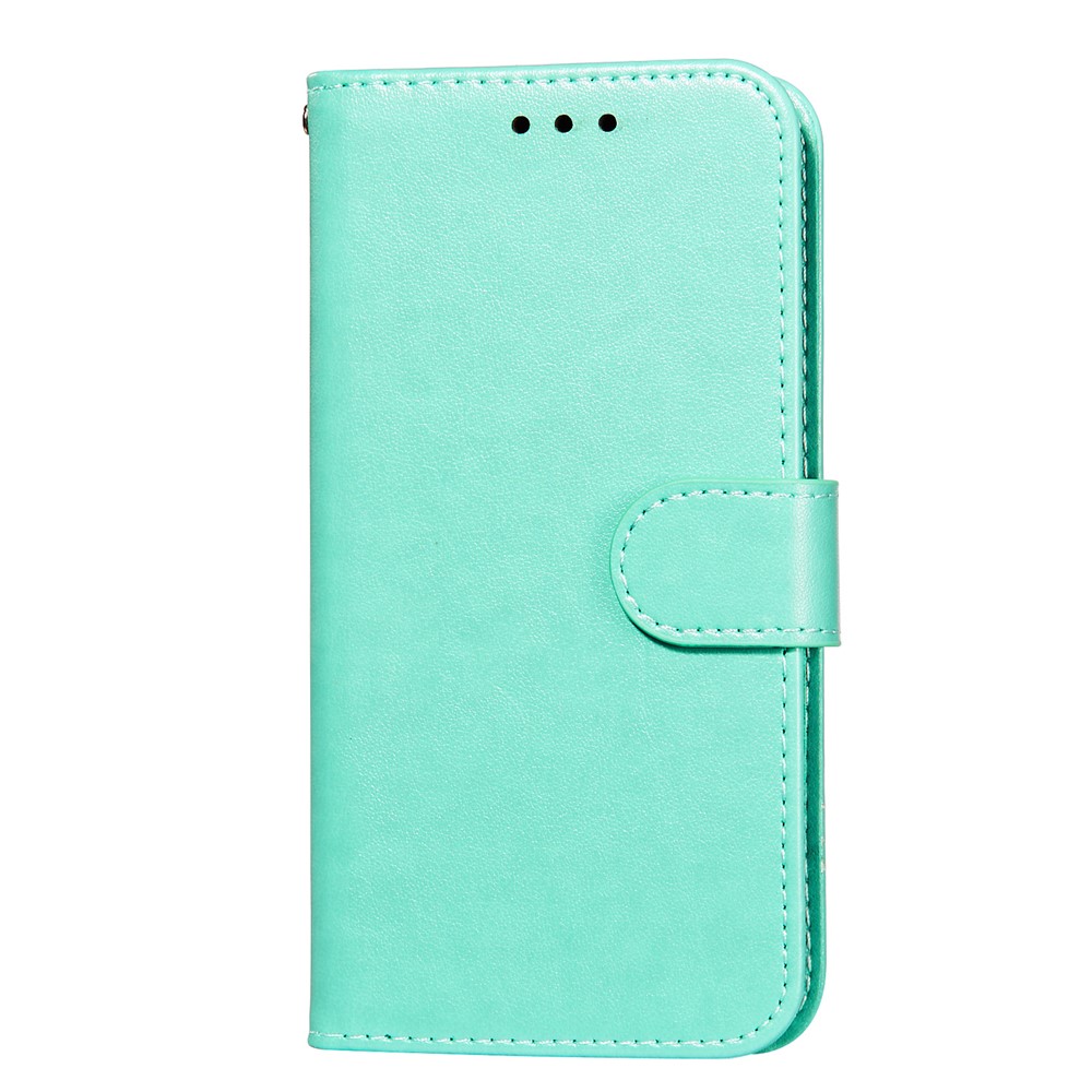 360-Degree Protective Phone Shell Magnetic Closure Solid Color PU Leather+TPU Wallet Stand Flip Phone Case with Wrist Strap for Xiaomi Redmi Note 11 Pro+ / Redmi Note 11 Pro - Green-2