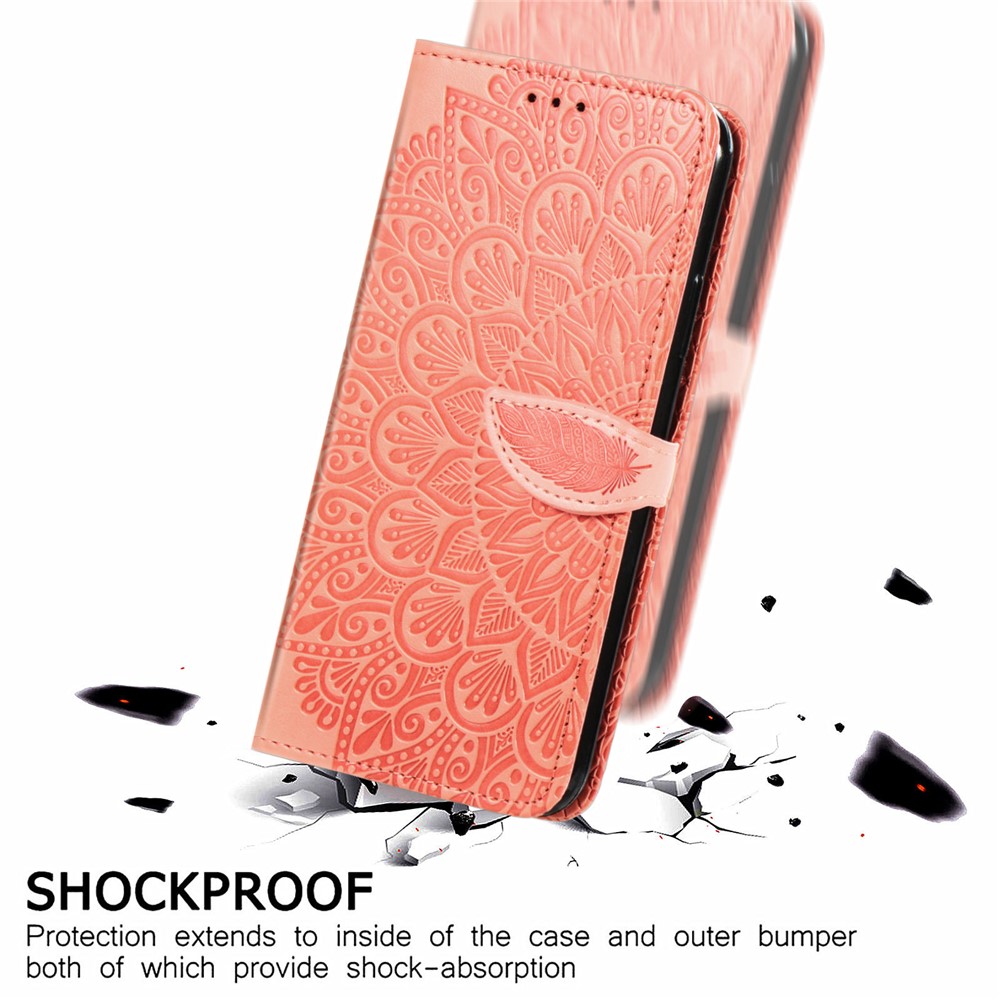 Imprinted Dream Wings Pattern PU Leather Folio Wallet Stand Flip Cover with Strap for Xiaomi Redmi Note 11 / Redmi Note 11T 5G / Poco M4 Pro 5G - Orange-5