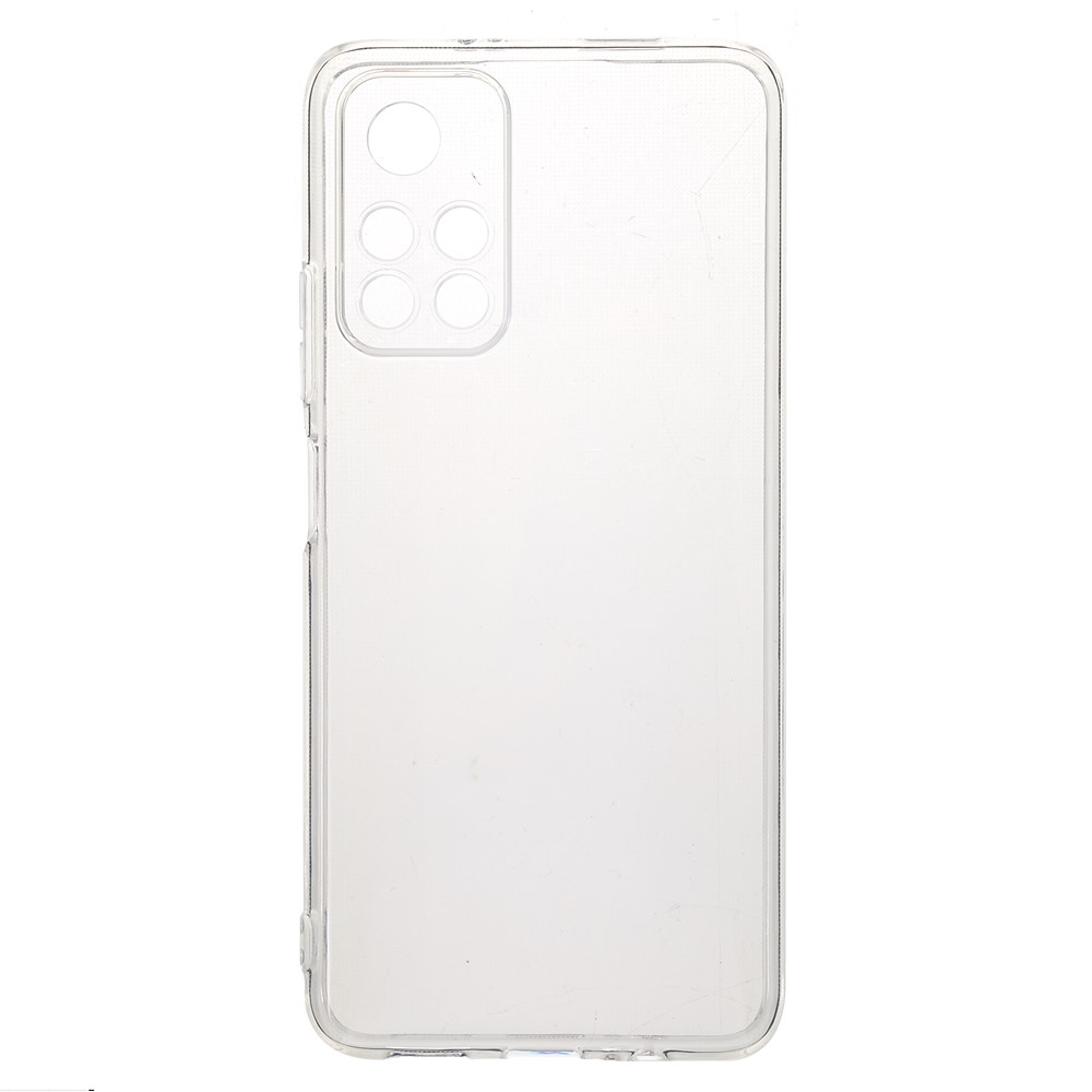 Crystal Clear Anti-Yellow Anti-Watermark Soft TPU Shockproof Phone Case Cover for Xiaomi Redmi Note 11 5G / Poco M4 Pro 5G-1