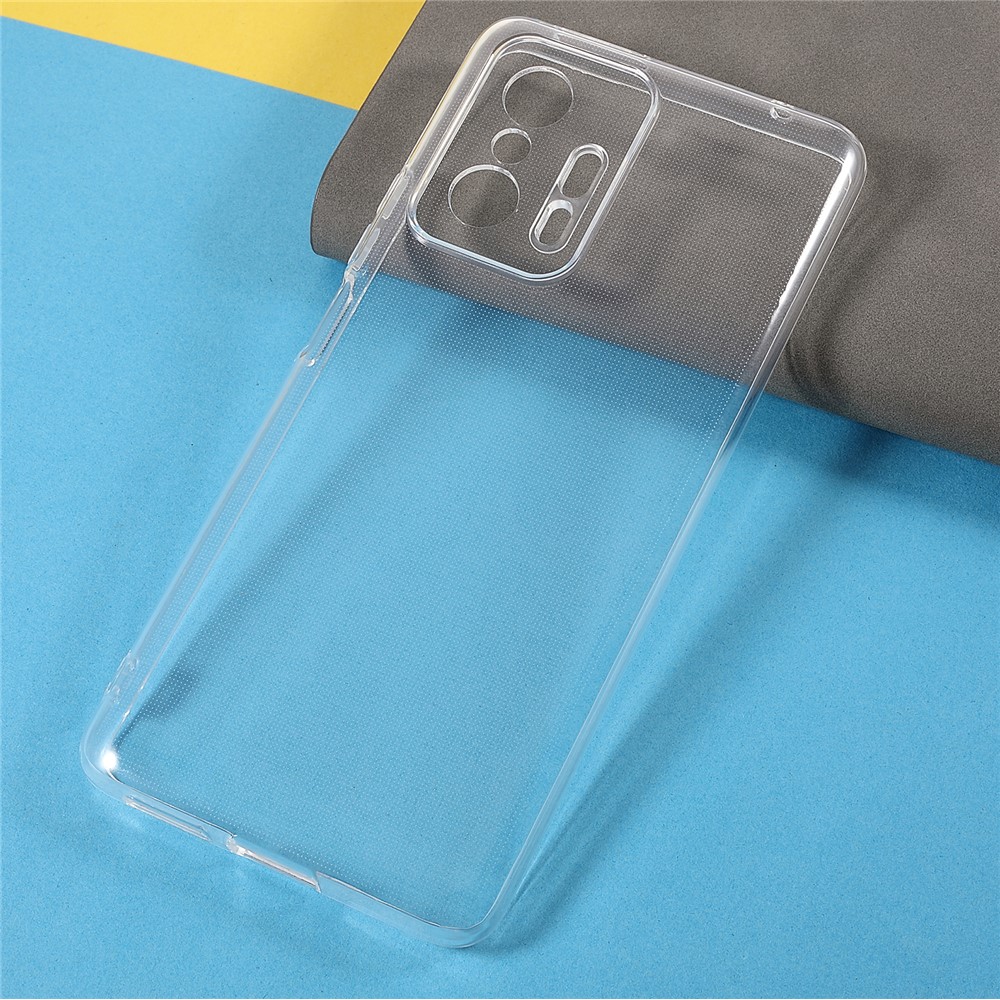 Scratch-resistant Soft TPU 2mm Thickened Shockproof Phone Case Cover for Xiaomi 11T Pro / Xiaomi 11T