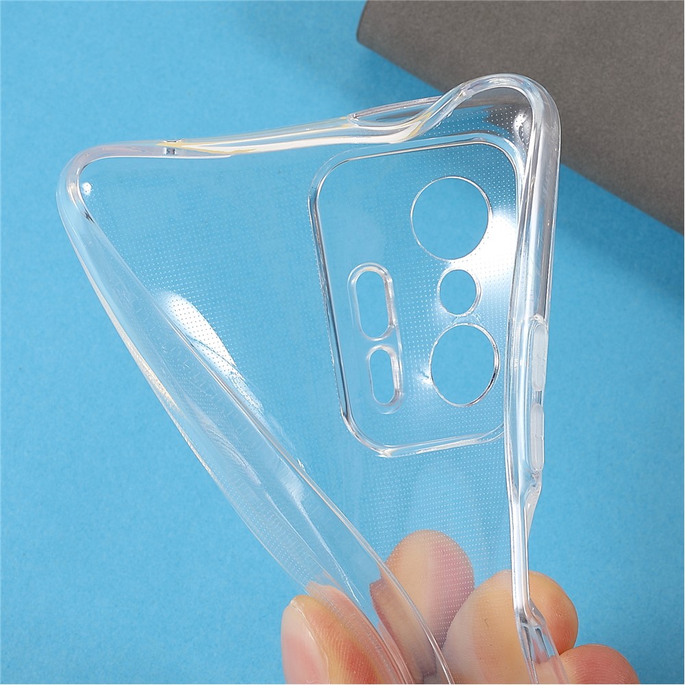 Scratch-resistant Soft TPU 2mm Thickened Shockproof Phone Case Cover for Xiaomi 11T Pro / Xiaomi 11T-7