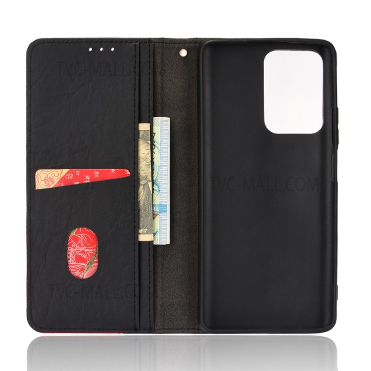 Color Splicing PU Leather + TPU Stand Wallet Protective Phone Case Cover for Xiaomi 11T/11T Pro - Black-6