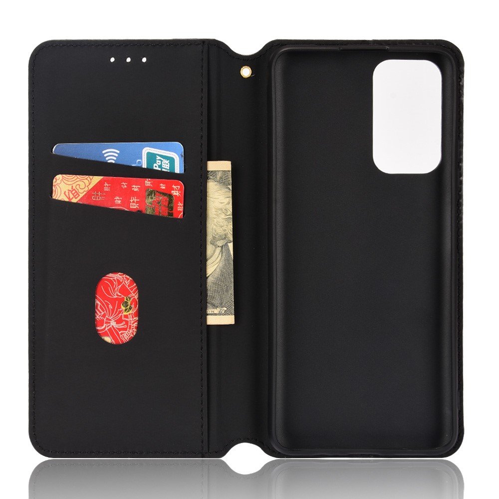 3D Rhombus Pattern PU Leather Stand Wallet Protective Phone Case Cover for Xiaomi Redmi Note 11 5G/Poco M4 Pro 5G - Black-6