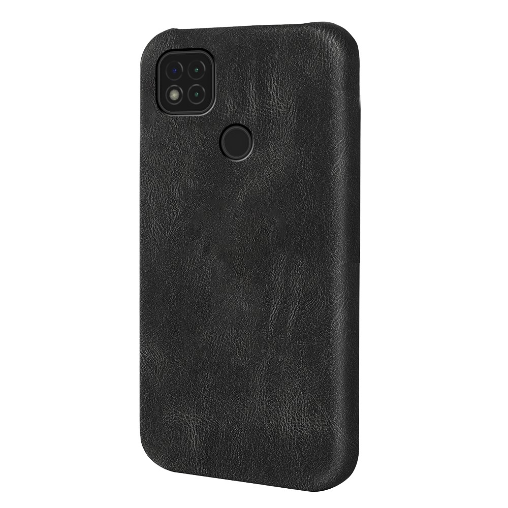 Protective Shockproof PU Leather Coated TPU Cover Mobile Phone Case for Xiaomi Redmi 9C/Redmi 9C NFC/Redmi 9 (India)/Poco C3 - Black-2