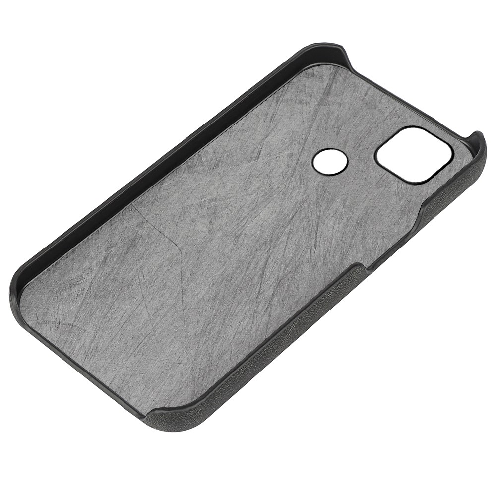 Protective Shockproof PU Leather Coated TPU Cover Mobile Phone Case for Xiaomi Redmi 9C/Redmi 9C NFC/Redmi 9 (India)/Poco C3 - Black-3