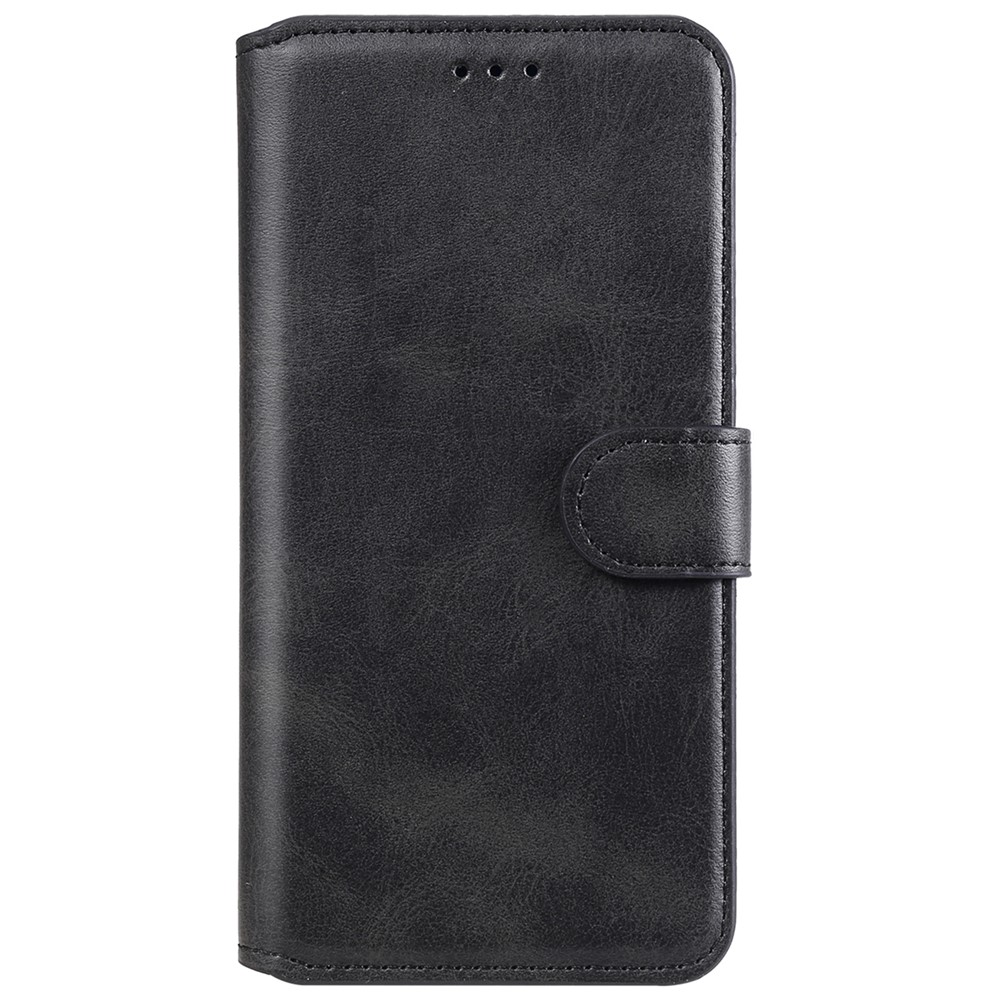 Textured Leather + TPU Stand Wallet Case Protective Phone Cover for Xiaomi Redmi Note 11 Pro/Note 11 Pro+ 5G - Black-2
