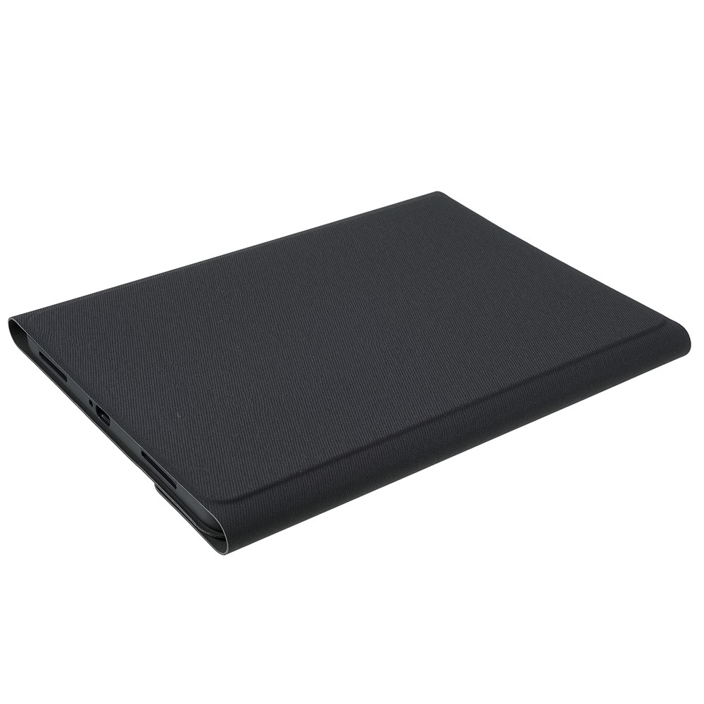 Pen Slot Design Tablet Protective Stand Case Cloth Texture Leather Cover + Wireless Bluetooth Keyboard for Xiaomi Pad 5/Pad 5 Pro - Black-8