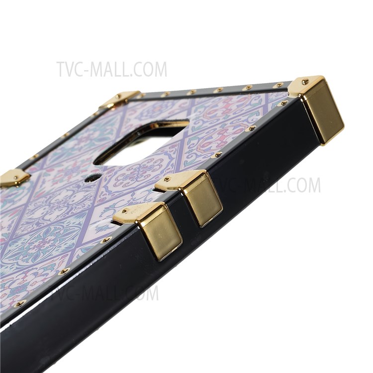 National Style Pattern Printing Glossy Surface Phone Shell Electroplating TPU Protector Cover for Xiaomi Redmi Note 9S/Note 9 Pro/Note 9 Pro Max - Blue and White Porcelain-8