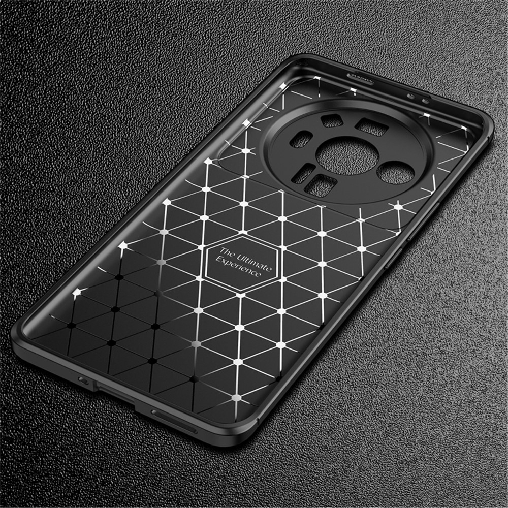 Carbon Fiber Texture Design Soft TPU Anti-Fingerprint Drop-Protection Phone Cover for Xiaomi 12 Ultra - Black-3