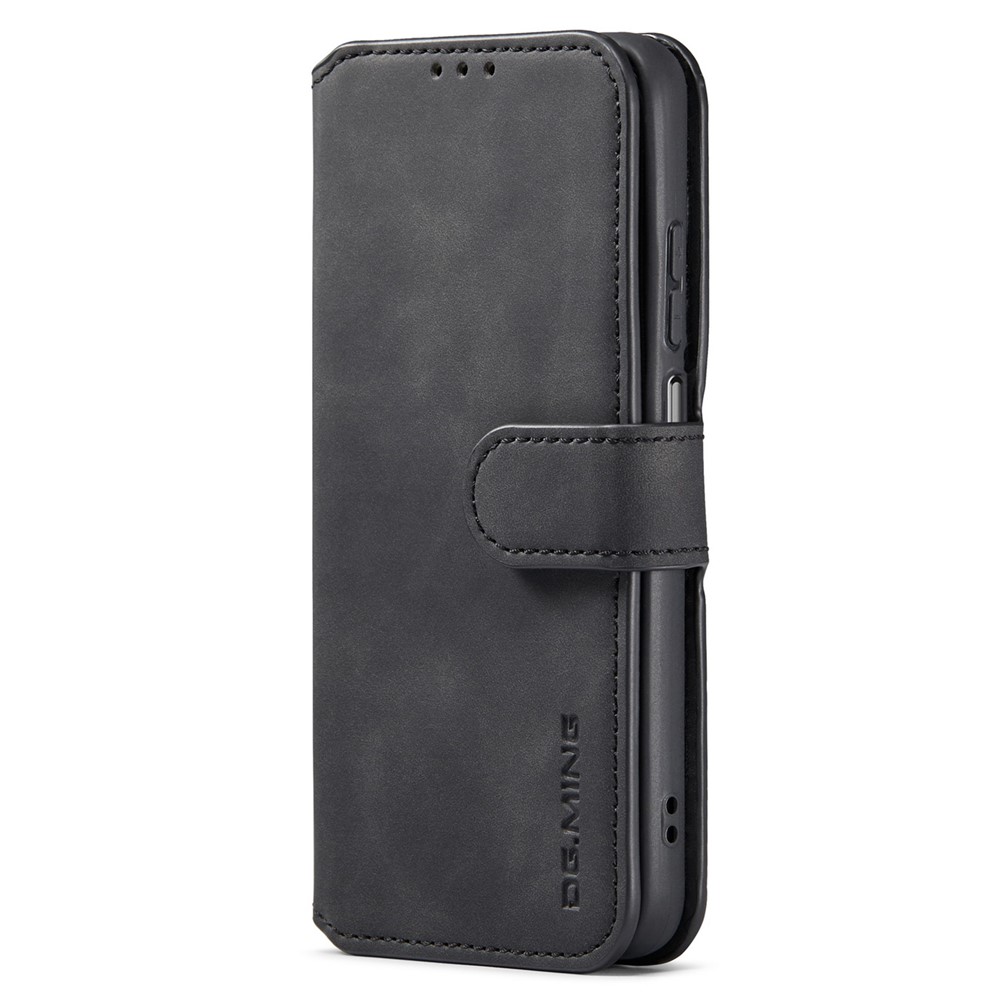 DG.MING Retro Style PU Leather + TPU Foldable Stand Protective Phone Case with Wallet for Xiaomi 11T/11T Pro - Black-2