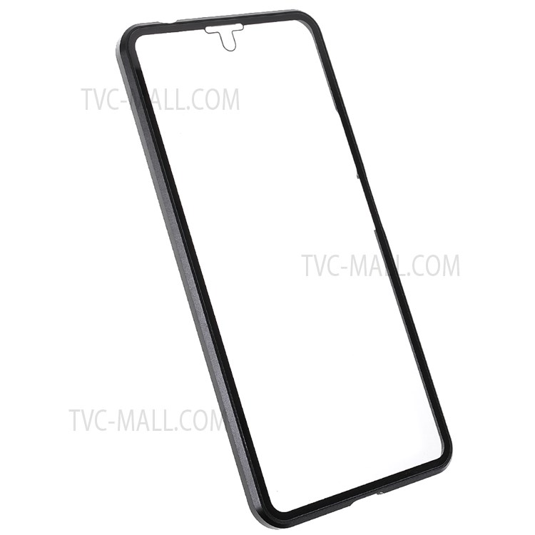 For Xiaomi Redmi Note 11 Pro/Note 11 Pro+ 360 Degree Full Cover Phone Case Metal Bumper + Double-sided Tempered Glass Shell with Magnetic Closure - Black-10
