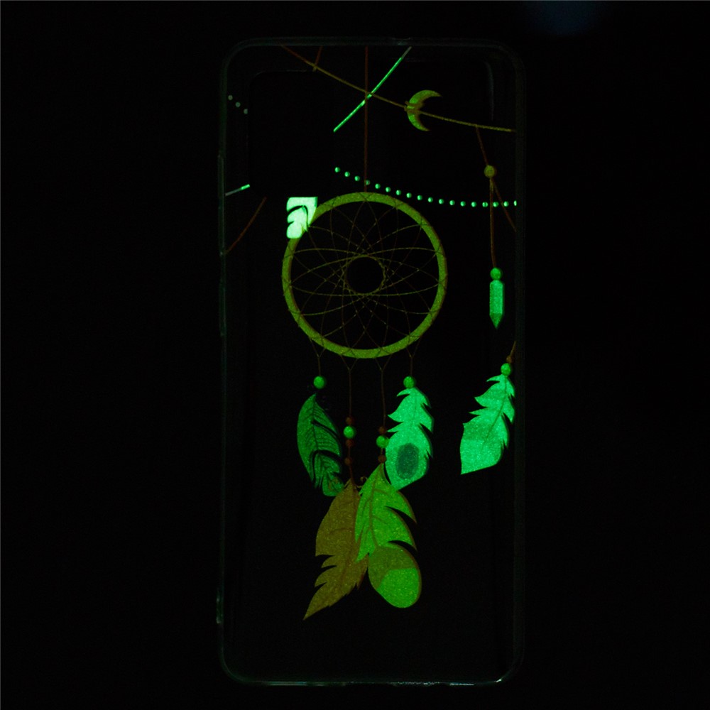 Luminous IMD Mobile Phone TPU Case Protective Cover with Noctilucent Pattern for Xiaomi Redmi Note 11 5G/Poco M4 Pro 5G - Feather/Wind Chime-5