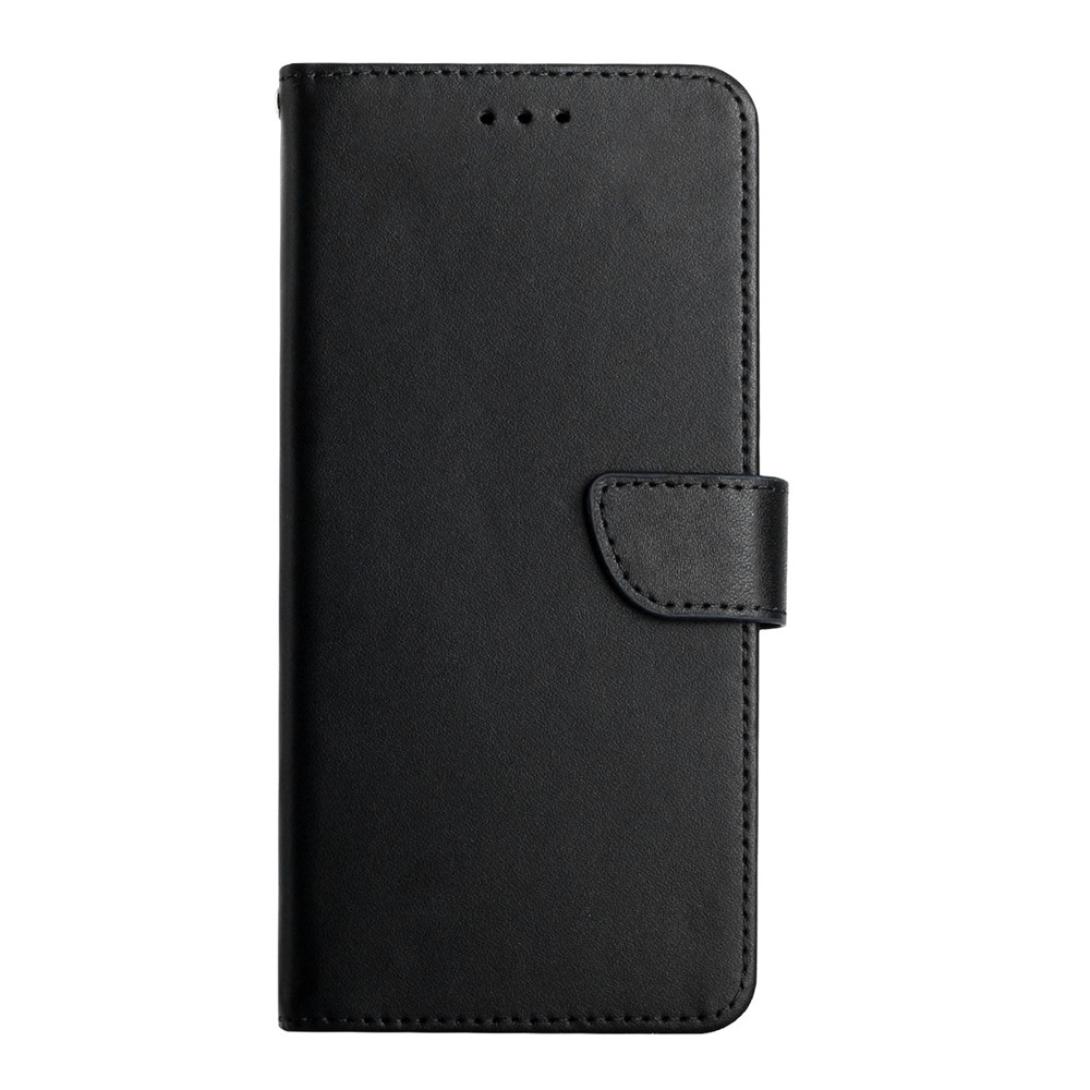 Wallet Stand Function Flip Phone Cover Genuine Leather Nappa Texture Phone Case for Xiaomi 12X / Xiaomi 12 - Black-2