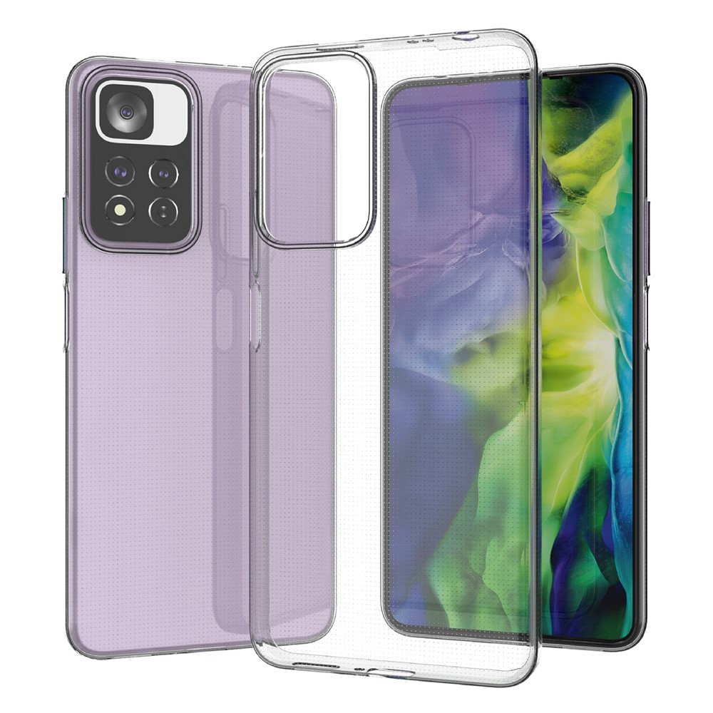 Ultra-thin TPU Clear Couvercle de Protection du Boîtier de Téléphone Mobile Clear Pour Xiaomi Redmi Note 11 Pro + 5G / Redmi Note 11 Pro 5G (chine) (MediaTek)