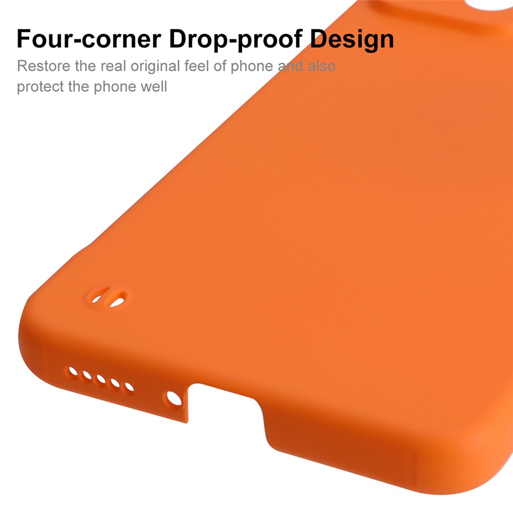 ENKAY Rubberized Finish Solid Color Frameless Matte Hard PC Protective Cover Mobile Phone Case for Xiaomi Redmi Note 11 Pro/Note 11 Pro+ - Black-3