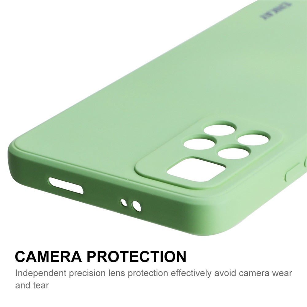 ENKAY Scratch-resistant Soft Liquid Silicone Case Precise Cutout Phone Cover for Xiaomi Redmi Note 11 5G/Poco M4 Pro 5G - Black-2