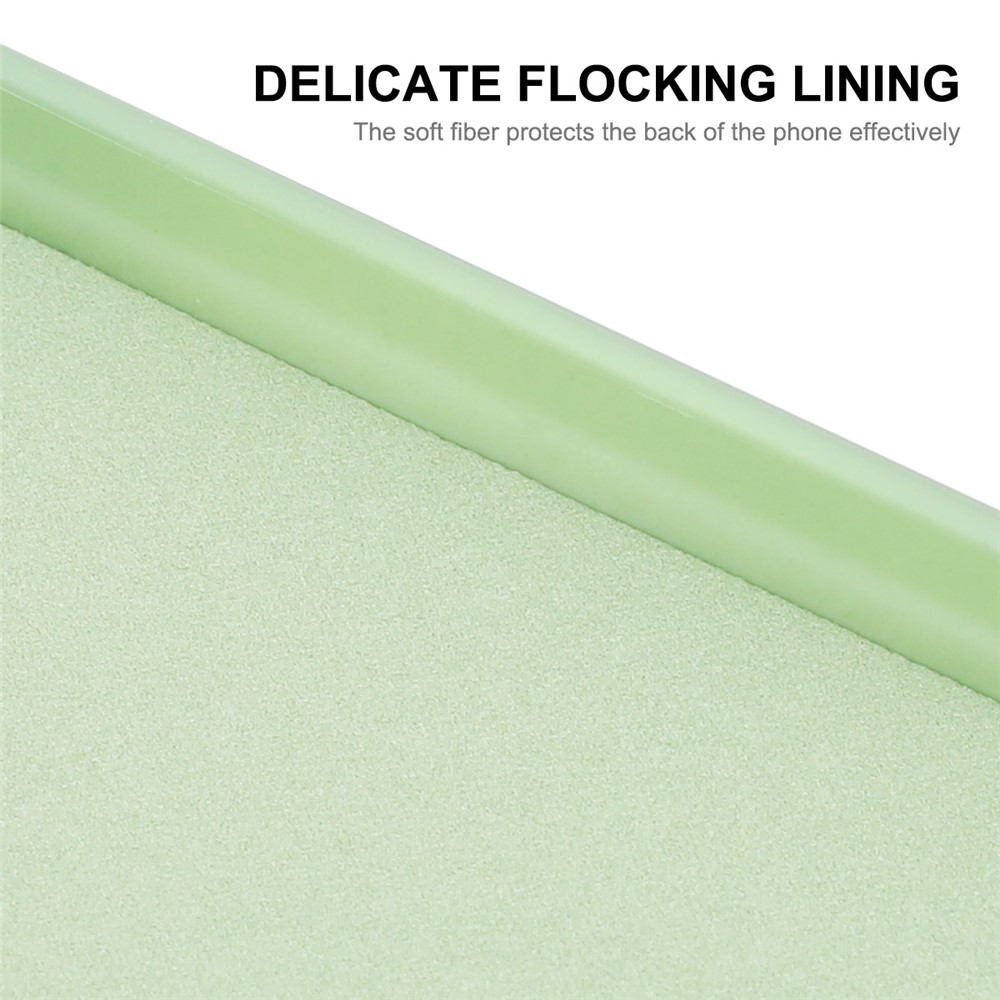 ENKAY Solid Color Straight Edge Drop-resistant Mobile Phone Cover Liquid Silicone Precise Cutout Ultra Slim Phone Case for Xiaomi 12 Pro - Light Green-6