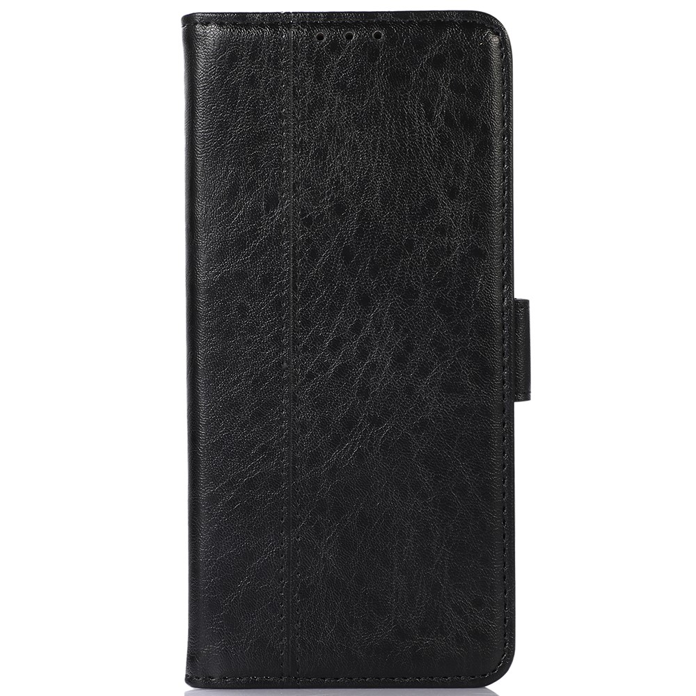 For Xiaomi 11 Lite 5G NE/Mi 11 Lite 4G/5G Cell Phone Case Stand Function Crazy Horse Texture PU Leather + TPU Side Magnetic Clasps Phone Cover with Wallet - Black-2