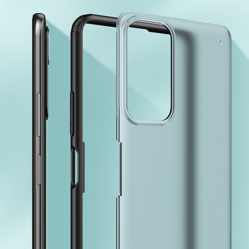 For Xiaomi Redmi Note 11 4G (Qualcomm)/Note 11S 4G Armor Series Matte Finish PC Back + Soft TPU Hybrid Cover Protective Phone Case - Blue-5