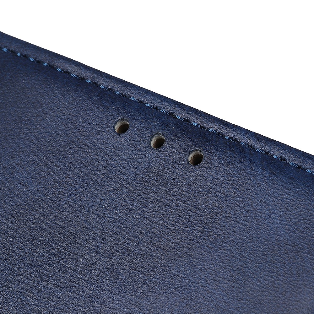 For Xiaomi Redmi Note 11 4G (Qualcomm)/Note 11S 4G PU Leather Wallet Stand Case Magnetic Clasp Phone Cover - Blue-8