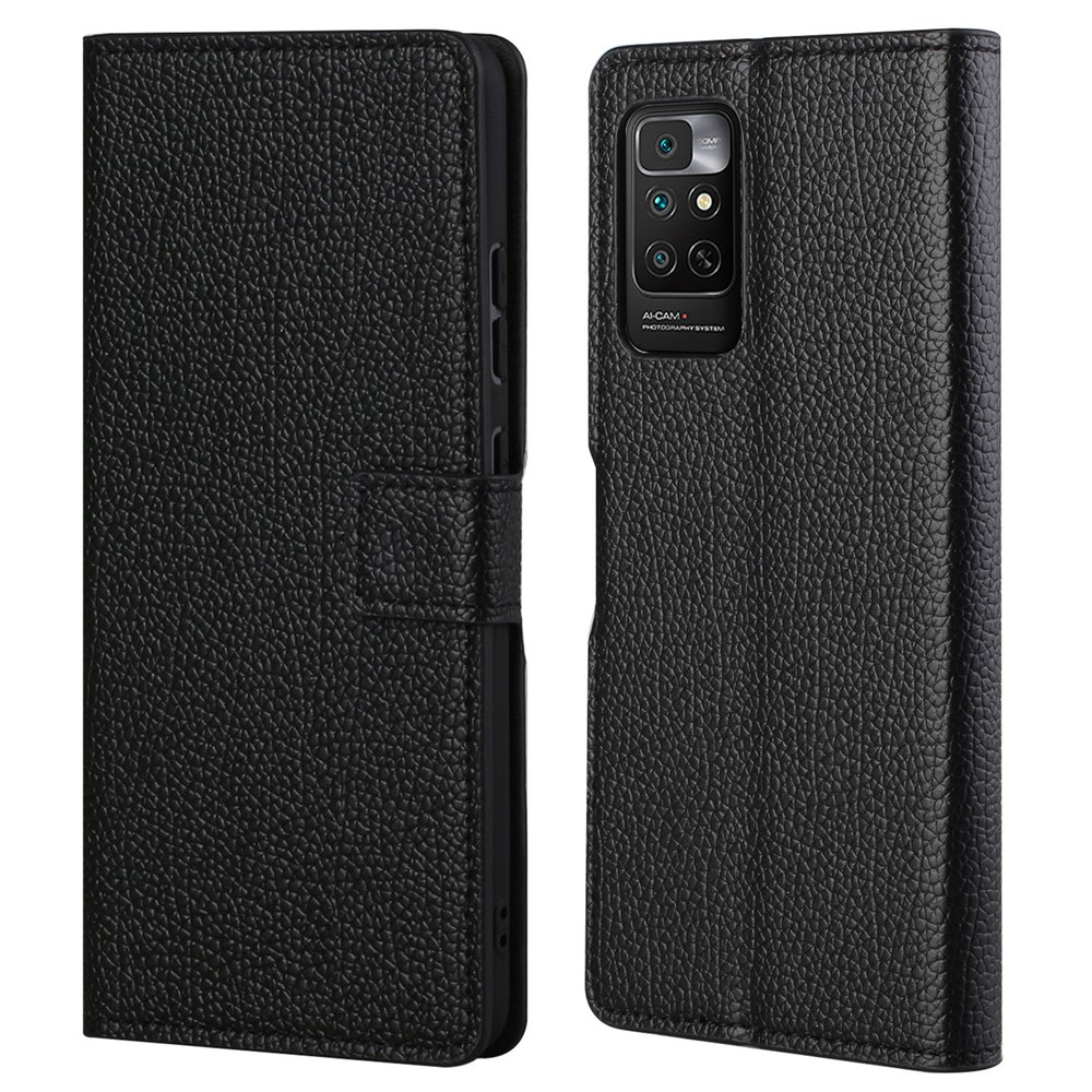 For Xiaomi Redmi Note 11 4G (Qualcomm) / Redmi Note 11S 4G PU Leather Wallet Phone Case Litchi Texture Flip Folio Book Stand Shockproof Cover-1