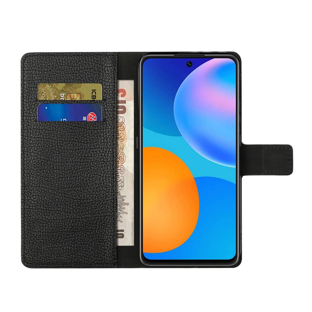 For Xiaomi Redmi Note 11 4G (Qualcomm) / Redmi Note 11S 4G PU Leather Wallet Phone Case Litchi Texture Flip Folio Book Stand Shockproof Cover-4