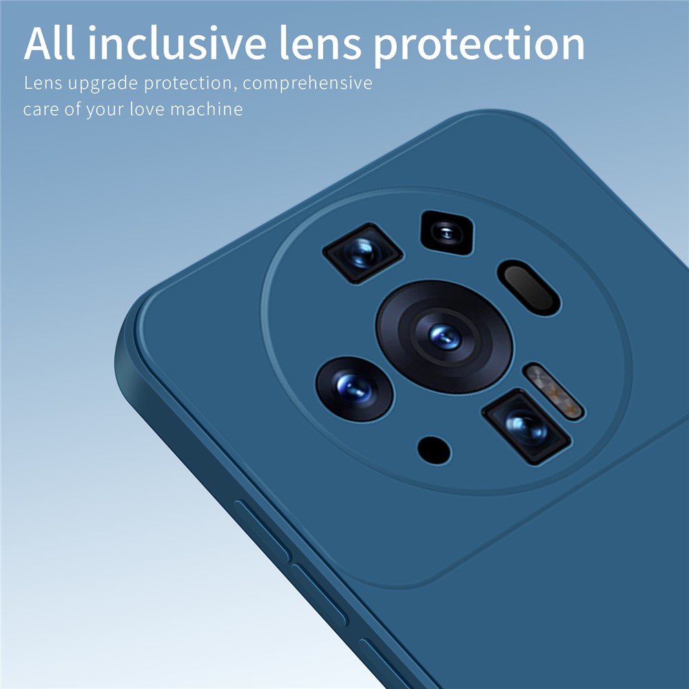 PINWUYO JK TPU-2 Series Soft TPU Phone Case for Xiaomi 12 Ultra, Precise Cutout Anti-scratch Protective Cover - Blue-3