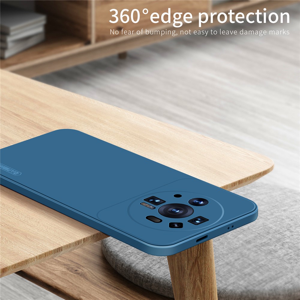 PINWUYO JK TPU-2 Series Soft TPU Phone Case for Xiaomi 12 Ultra, Precise Cutout Anti-scratch Protective Cover - Blue-9