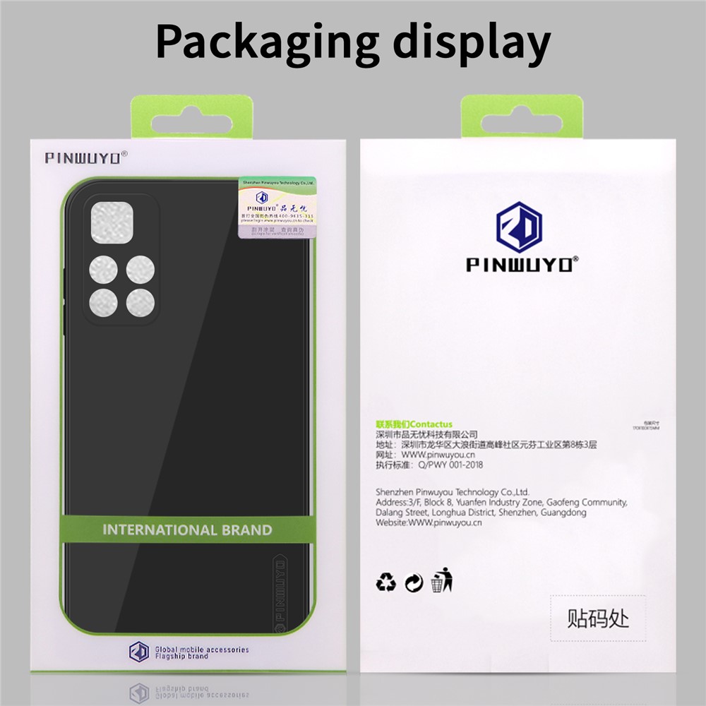 PINWUYO JK TPU-2 Series Precise Cutout Phone Case for Xiaomi Redmi Note 11 Pro 5G (China) (MediaTek)/Note 11 Pro+ 5G, Flexible TPU Anti-drop Protective Cover - Blue-11