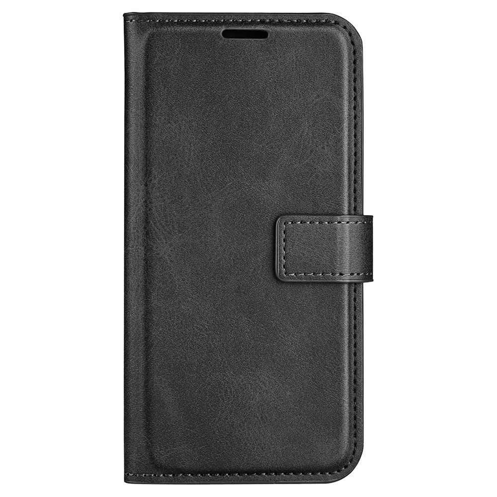 For Xiaomi Redmi Note 11 4G (Qualcomm) / Redmi Note 11S 4G Full Protection Textured PU Leather Wallet Case Stand Magnetic Folio Phone Cover - Black-2