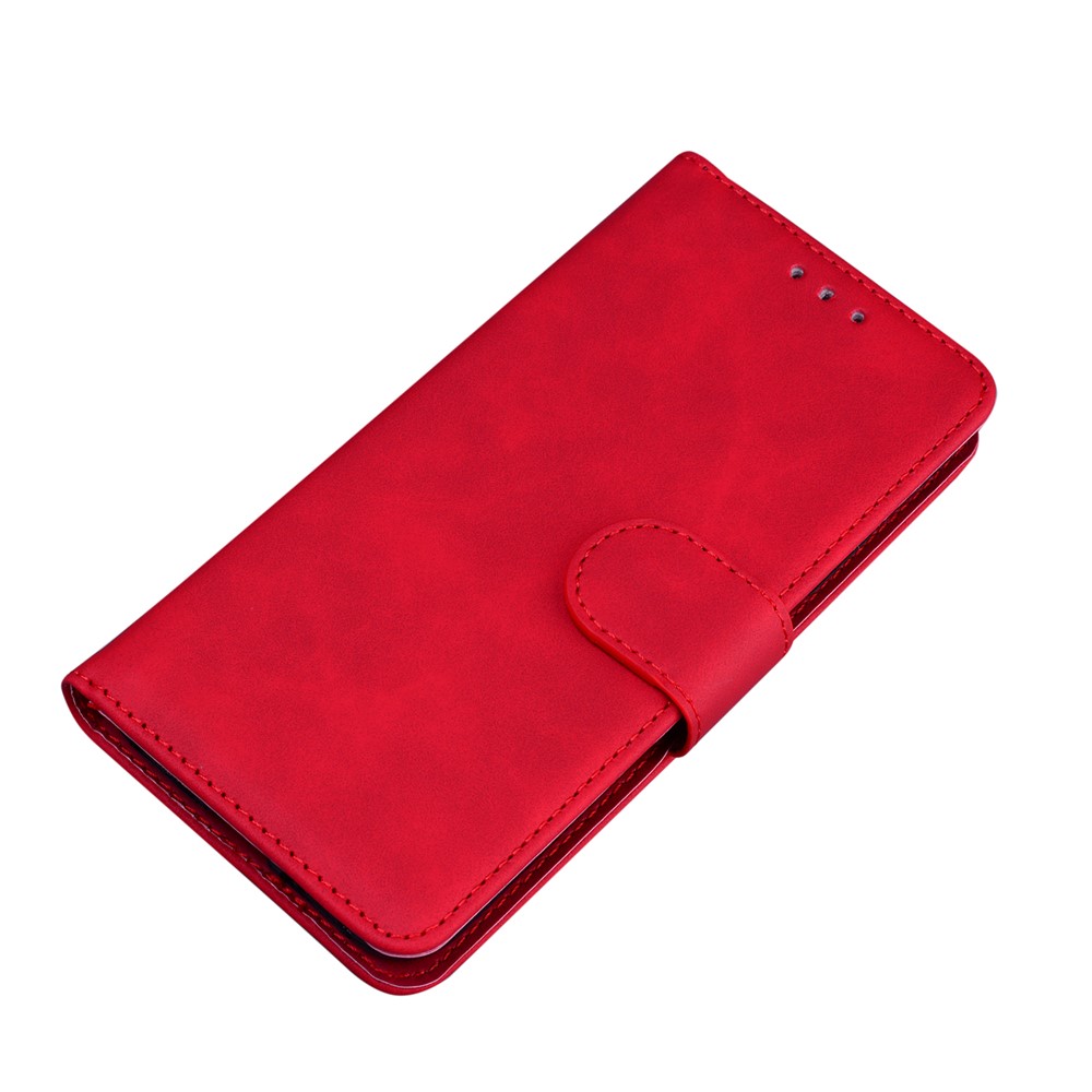 For Xiaomi Redmi Note 11 Pro 4G (MediaTek)/Note 11 Pro 5G (Qualcomm) PU Leather Wallet Cover Full Protection Stand Phone Shell - Red-6