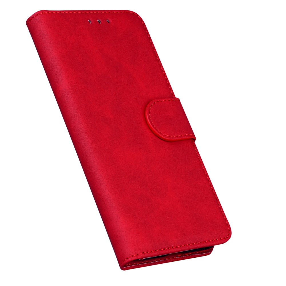 For Xiaomi Redmi Note 11 Pro 4G (MediaTek)/Note 11 Pro 5G (Qualcomm) PU Leather Wallet Cover Full Protection Stand Phone Shell - Red-7