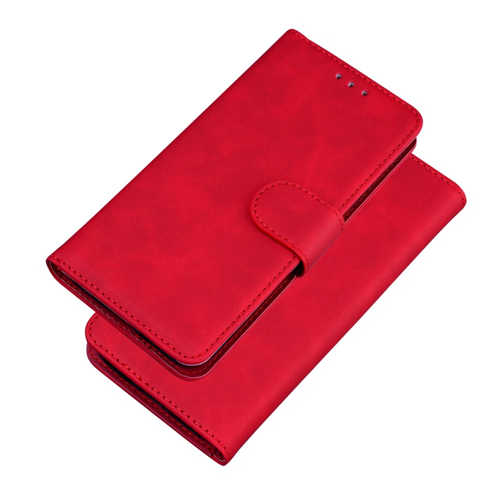 For Xiaomi Redmi Note 11 Pro 4G (MediaTek)/Note 11 Pro 5G (Qualcomm) PU Leather Wallet Cover Full Protection Stand Phone Shell - Red-8