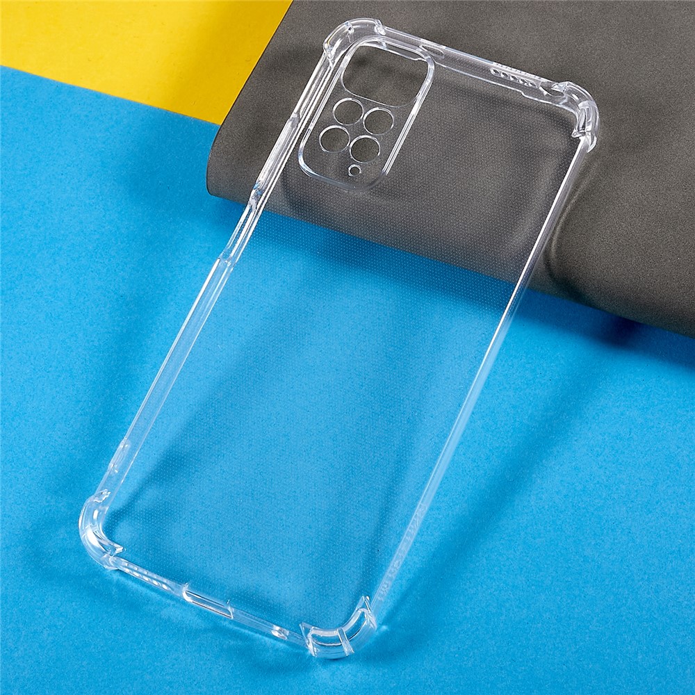 For Xiaomi Redmi Note 11S 4G/Redmi Note 11 4G (Qualcomm) TPU Phone Case Crystal Clear 1.5mm Thick Reinforced Corner Precise Cutout Phone Cover-3