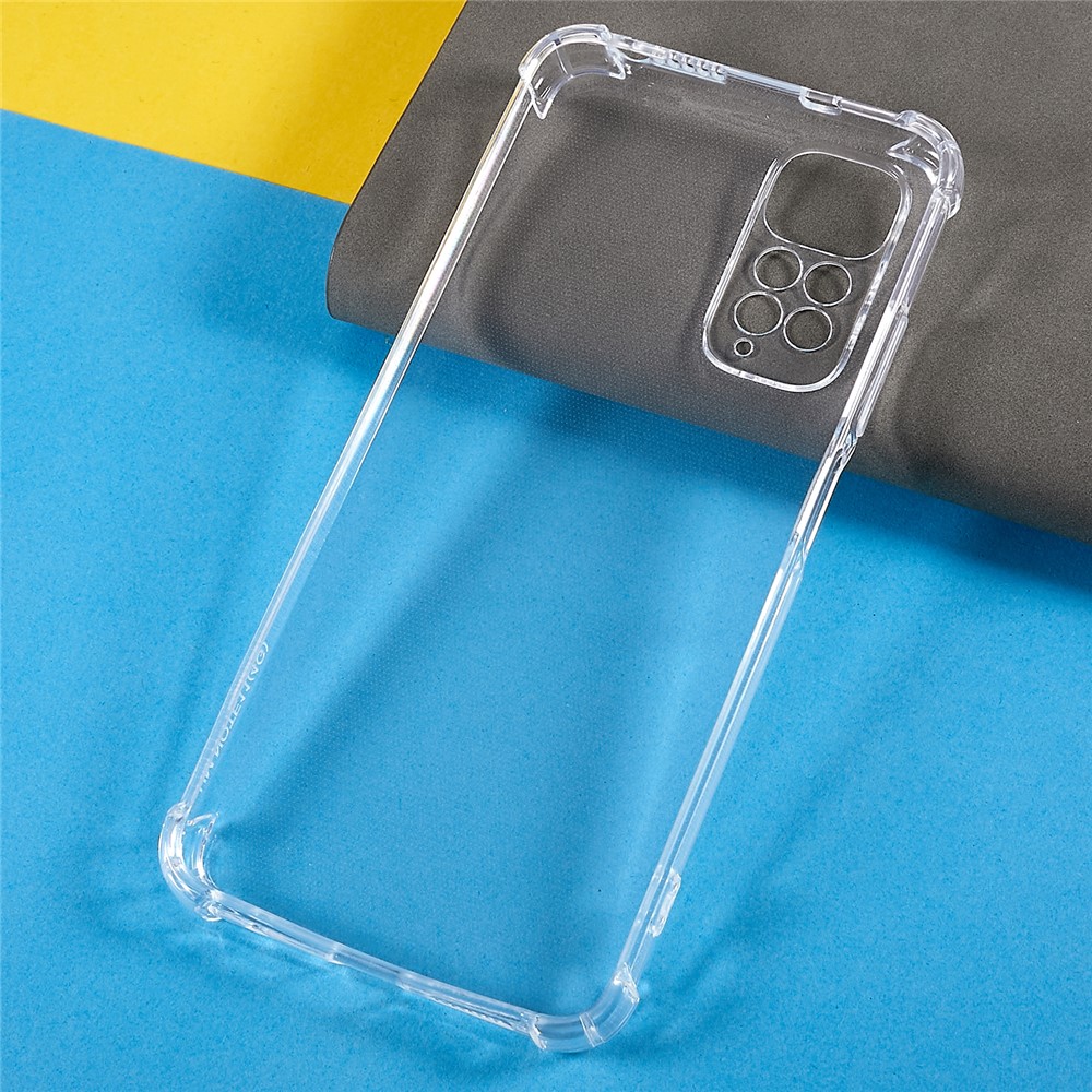 For Xiaomi Redmi Note 11S 4G/Redmi Note 11 4G (Qualcomm) TPU Phone Case Crystal Clear 1.5mm Thick Reinforced Corner Precise Cutout Phone Cover-6