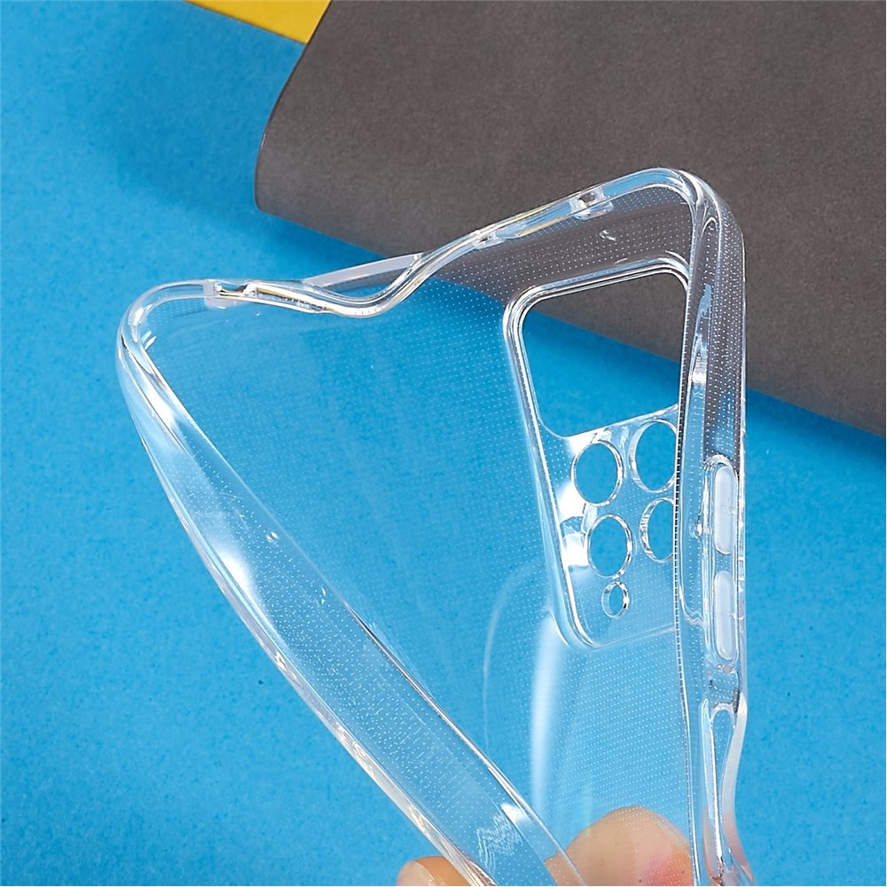 For Xiaomi Redmi Note 11 Pro 4G (MediaTek)/Redmi Note 11 Pro 5G (Qualcomm) 2.0mm Thickness Watermark-free Clear TPU Ultra-slim Light Phone Case-6