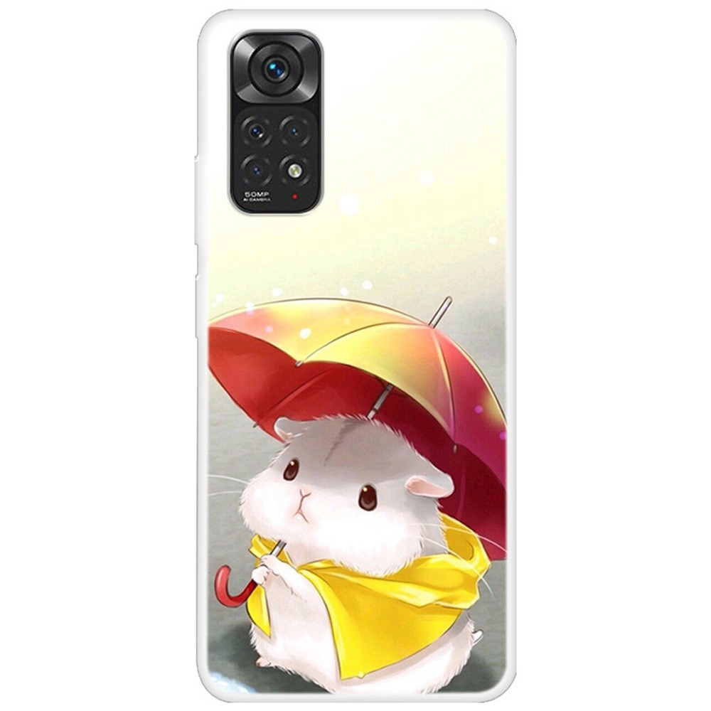For Xiaomi Redmi Note 11 Pro 4G (MediaTek)/Note 11 Pro 5G (Qualcomm) Pattern Printing TPU Phone Case Anti-drop Protective Back Cover - Little Squirrel-1