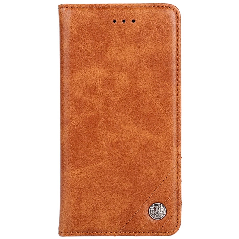 For Xiaomi Redmi Note 11E 5G/Redmi 10 5G Triangle Stitching Line PU Leather Full Protection Case Stand Wallet Phone Cover - Brown-5