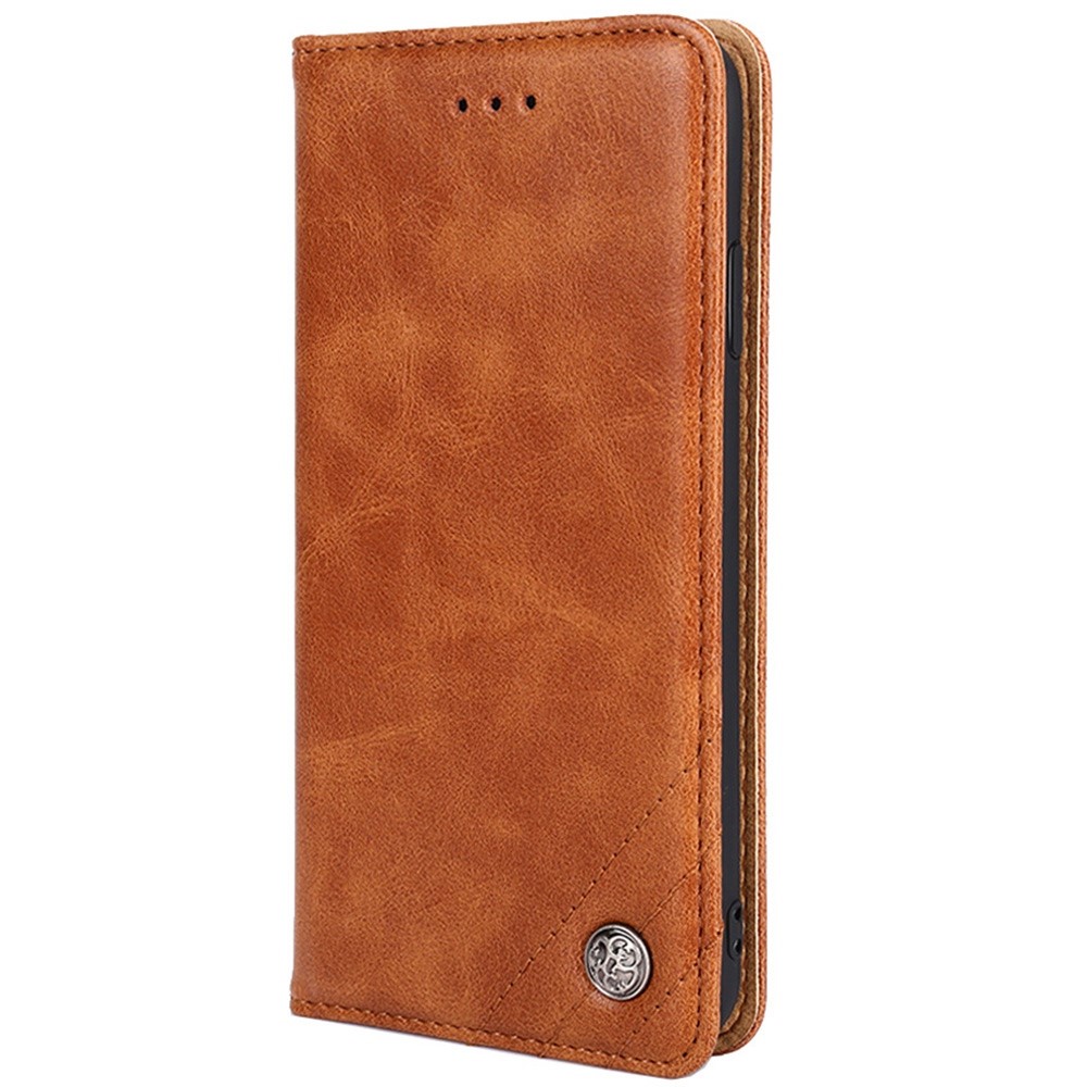For Xiaomi Redmi Note 11E 5G/Redmi 10 5G Triangle Stitching Line PU Leather Full Protection Case Stand Wallet Phone Cover - Brown-6