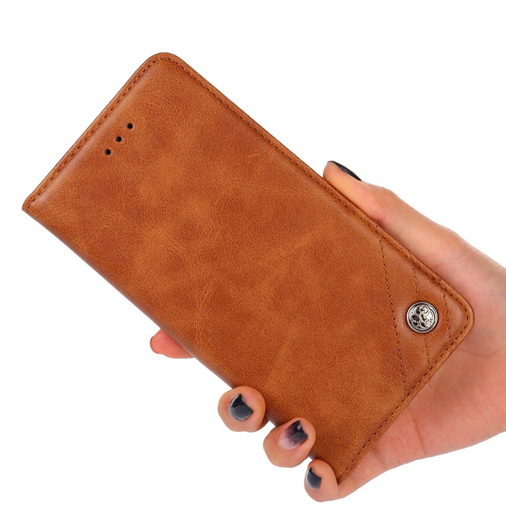 For Xiaomi Redmi Note 11E 5G/Redmi 10 5G Triangle Stitching Line PU Leather Full Protection Case Stand Wallet Phone Cover - Brown-8