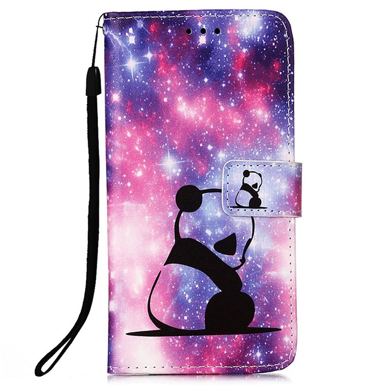 YB Pattern Printing Leather Series-4 for Xiaomi Redmi K50/K50 Pro Stand Design Magnetic Anti-scratch PU Leather Cover Wallet Mobile Phone Case - Baby Panda-7