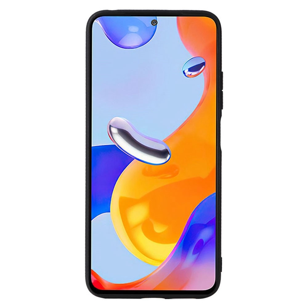 For Xiaomi Redmi Note 11 4G (Qualcomm)/Note 11S 4G Cell Phone Case PU Leather Coated TPU + PC Protector with Ring Kickstand - Marble Texture-3