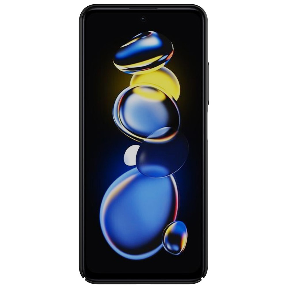 NILLKIN for Xiaomi Redmi Note 11T Pro 5G/Note 11T Pro+ 5G CamShield Hard PC Case Twill Texture Back Shell with Slide Camera Lens Cover- Black-2
