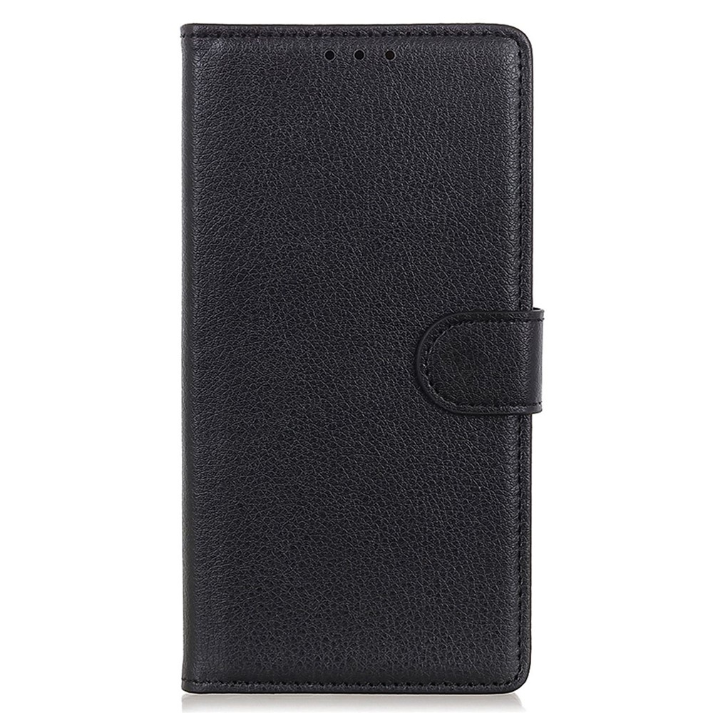 For Xiaomi Redmi Note 11T Pro 5G Litchi Texture Wallet Flip Case Full Protection PU Leather Stand Shockproof TPU Protective Shell - Black-7