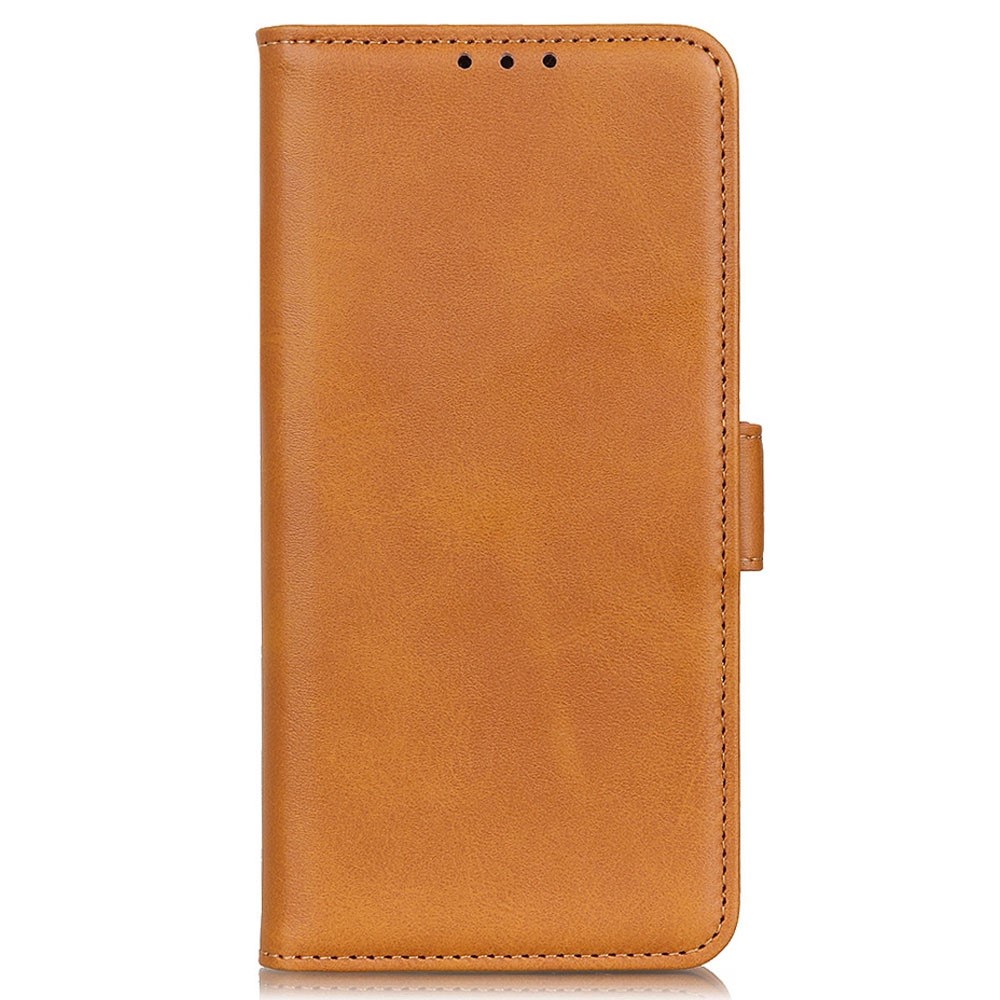 For Xiaomi Redmi Note 11T Pro 5G Anti-fall PU Leather Phone Case Wallet Magnetic Clasp Stand Scratch-resistant Protective Shell Flip Cover - Yellow-6