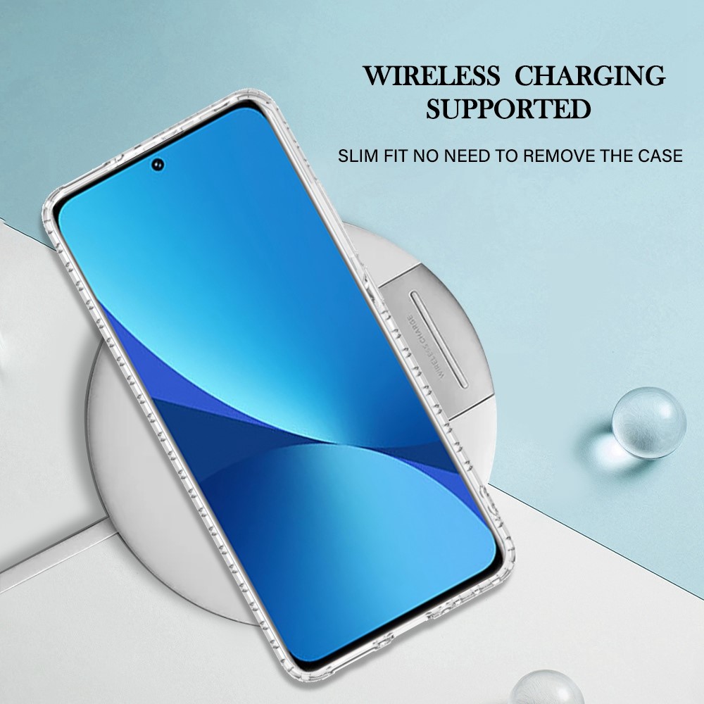 YB IMD Series-13 Phone Case for Xiaomi 12 5G/12X 5G, Shell Pattern 2.0mm TPU IMD IML Airbag Anti-fall Protective Phone Case - BK008-Whale-5